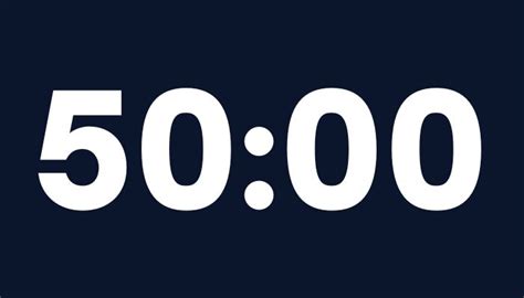 1 min 5 min 10 min 15 min 20 min 30 min 40 min 45 min 50 min 60 min 90 min Second Countdown Timers. . Set alarm for 50 minutes